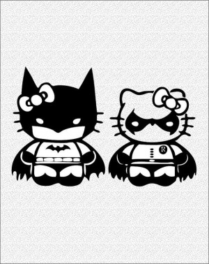 Hello+Kitty+Batman+&+Robin+Decal+Vinyl+Decal+for+by+THESPOTBTOWN,+$5 ...