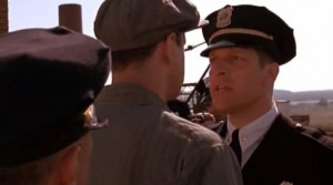 The Shawshank Redemption - Captain Hadley welcomes Andy Defresne to ...