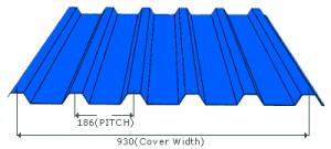 pvc coated steel sheet zinc coated roof corrugated trapezoid steel