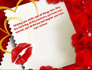 Beautiful Eid Card, Happy Eid Mubarak, Greeting, Wishes, Quotes Of ...