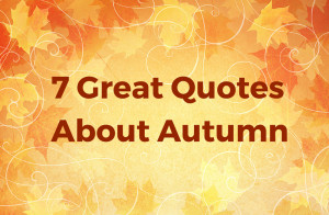 Great Quotes About Autumn