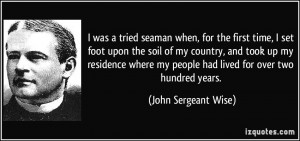was a tried seaman when, for the first time, I set foot upon the ...