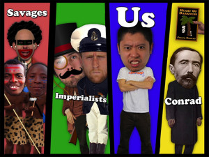 ... can't say it better than Joseph Conrad himself. Heart of Darkness is