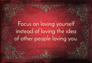 Focus on Loving Yourself