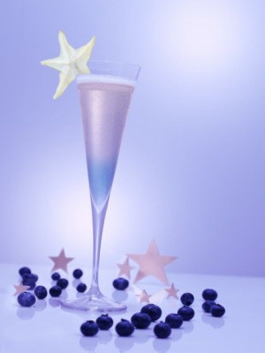 Star of Night cocktail - Perfect for New Years Eve
