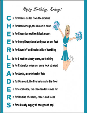 Cheer Poems
