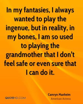 Was Scared Because Knew That The Political Arena You Have