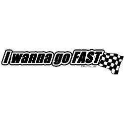 wanna_go_fast_bumper_bumper_sticker.jpg?height=250&width=250 ...