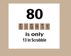 80th Birthday Card, 80th Birthday, Milestone Birthday, The Big 80 ...