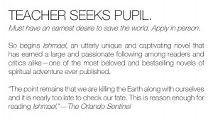 Ishmael Book Cover Redesign