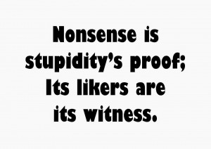 Stupidity's Proof