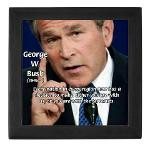 Terrorism George W. Bush Keepsake Box
