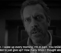 black and white, dr house, house, quote, series, text, tv