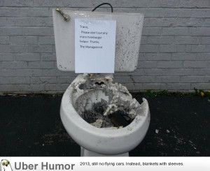 This was sitting outside my girlfriends work today.