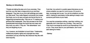 banksy quotes tumblr on advertising banksy vs