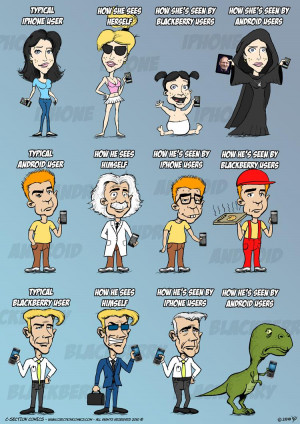 Humour] iPhone vs Android vs BlackBerry