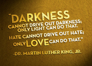 ... open a book, and find a quote that tells us how to make peace happen