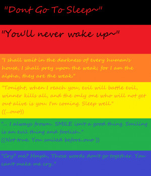 Jeff And Jane The Killer Costumes Quotes~ by ask-jane-the-killer