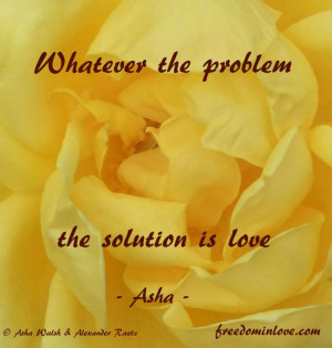 the-solution-is-love-quote-in-floral-theme-spiritual-quotes-about-love ...