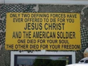 Jesus Christ and the American Soldier~