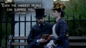... hardest people can surprise you. Lucy Elkins Quotes, The Knick Quotes