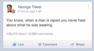 George Takei Nails Rape “Cause” Double Standards