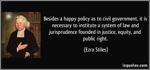 Besides a happy policy as to civil government, it is necessary to ...