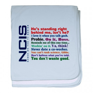 Abby Gifts > Abby Baby > NCIS Quotes baby blanket
