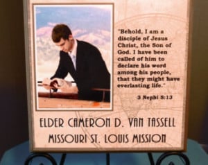 LDS Missionary Personalized Sign