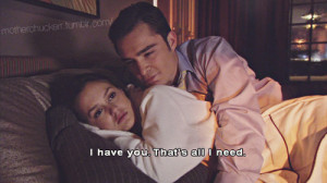 blair waldorf, chuck bass, cute, ed westwick, gossip girl, leighton ...