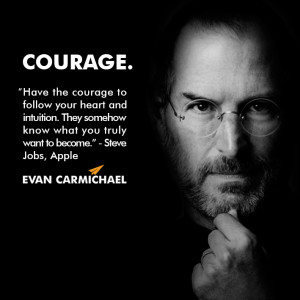 courage to follow your heart and intuition. They somehow know what you ...