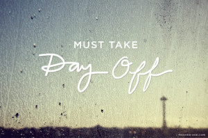 few days off i m taking friday and monday off work and i am sooo ...