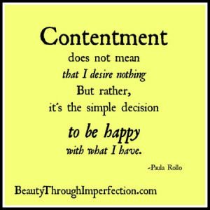 quotes about happiness and contentment about love