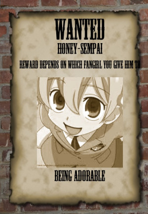 Honey Sempai Reward Poster