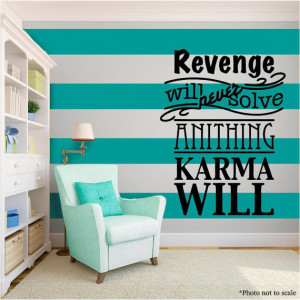 KARMA Family Love Vinyl Wall Art quote Home Decor Decal Words Phrases ...