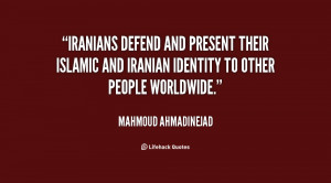 Iranians defend and present their Islamic and Iranian identity to ...