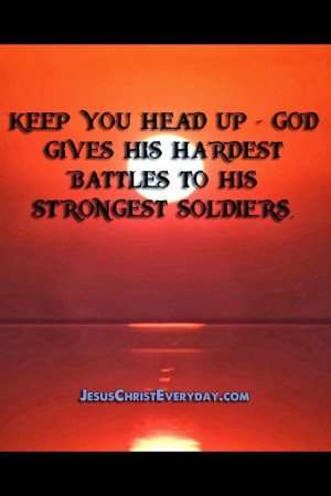 Keep your head up quote