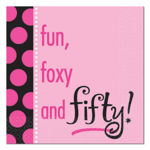 Fabulous! 50th Birthday Beverage Napkins (16)