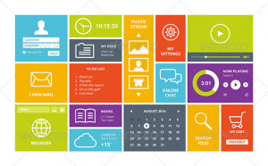 Modern UI Design Layout - User Interfaces Web Elements