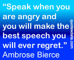 ... be punished for your anger you will be punished by your anger buddha
