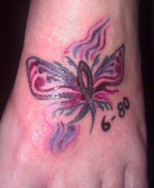 Memorial Cancer Butterfly...