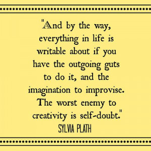 have the outgoing guts to do it and the imagination to improvise the ...