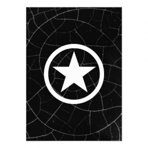 Black And White Army Star