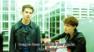 ... hal yorke #alex millar #damien molony #kate bracken #snarls awkwardly