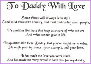 10. To Dad With Love Poem
