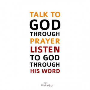 talk to God