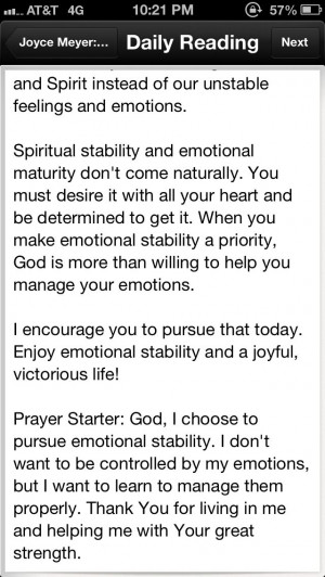 Managing your emotions .. #devotionals