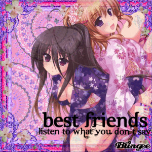 best friends anime tags anime best friends pink purple szamiadri