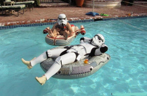 Darth Vader give’s the Storm Troopers 2 weeks paid vacation