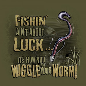Home Mens T-Shirts Funny Fishing T-Shirts Wiggle Worm